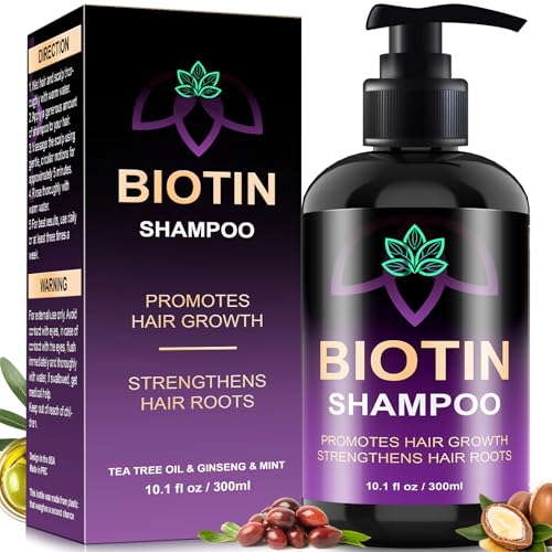 Biotin Hair Growth Shampoo for Thinning Hair, 10.1 Fl Oz
