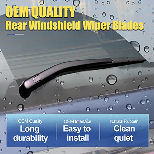 3 Wipers Factory Replacement For 2011-2021 2022 2023 Dodge Durango 2011-2013 Jeep Grand Cherokee Original Equipment Windshield Wiper Blades Set 22"+21"+12" (Set of 3)