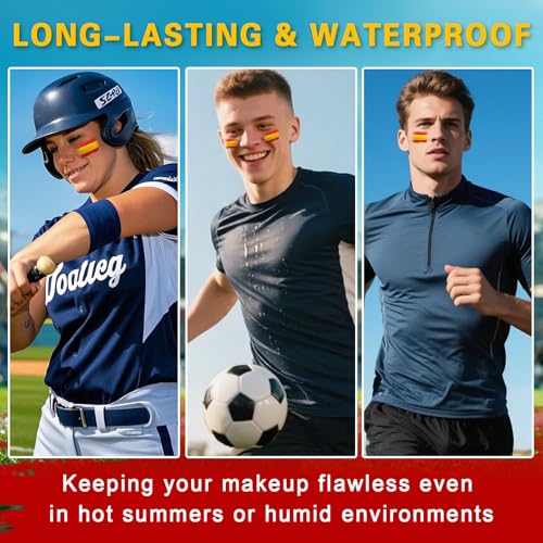 Sports Face Paint Stick - 3 in 1 Flag Colors