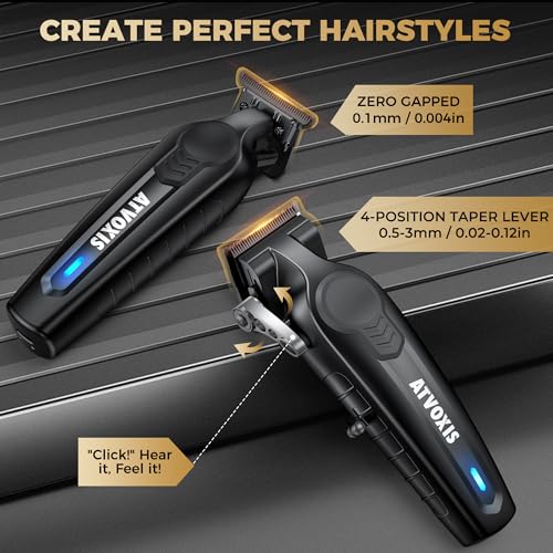 Professional Cordless Hair Clipper & Trimmer Set for Men