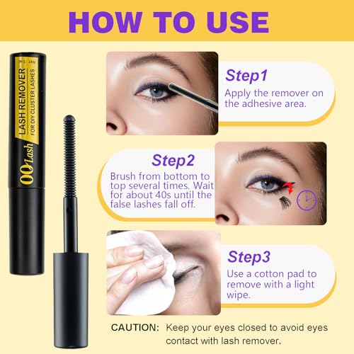 Cluster Lash Glue Remover - 5ml Gentle Eyelash Extension Removal