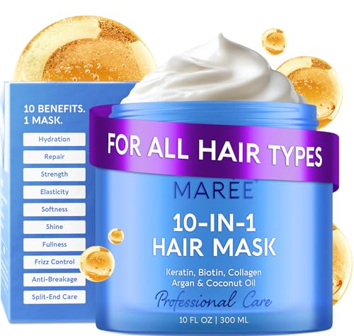 MAREE Deep Conditioning Hair Mask for Dry & Damaged Hair - 10 Fl Oz