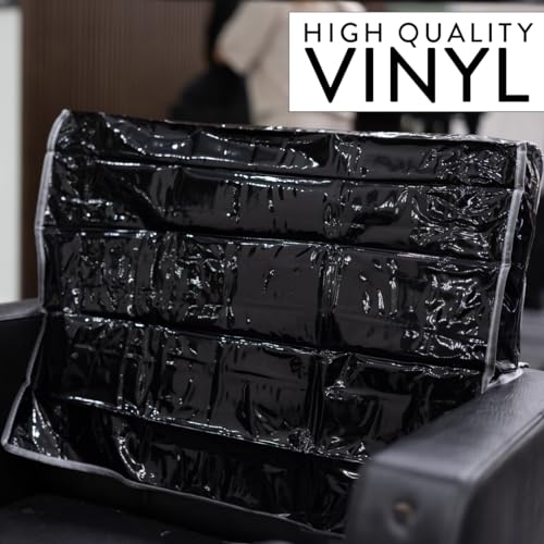 Betty Dain Black Vinyl Salon Chair Back Cover