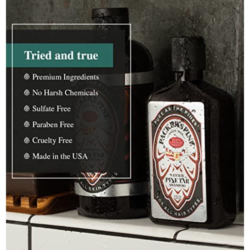 Packer's Pine Soap and Shampoo Bundle - All Natural Pine Soap Bar with No Harsh Chemicals