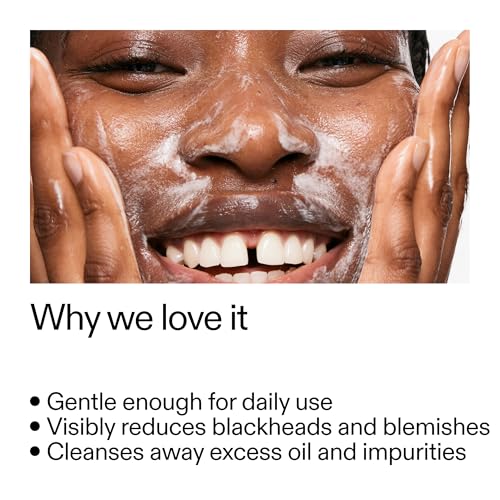 The INKEY List Salicylic Acid Cleanser - Daily Exfoliating Cleanser with 2% Salicylic Acid & Zinc PCA, Unclogs Pores, Anti Acne, Reduces Blackheads & Excess Oil for Clearer Skin