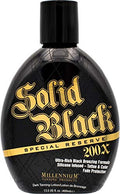 Millennium Solid Black 200X Tanning Lotion with Bronzer – 13.5 oz