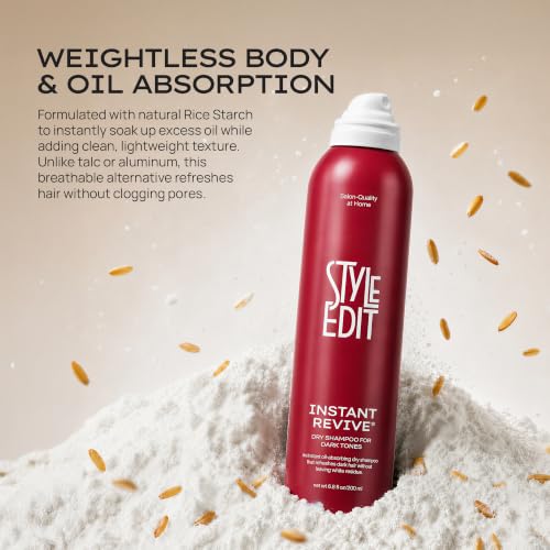 STYLE EDIT Instant Revive™ Tinted Dry Shampoo for Dark Hair - 6.8 oz