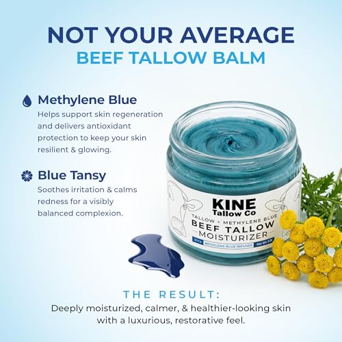 Tallow Moisturizer with Blue Tansy, Manuka Honey, Candelilla, Jojoba, and Cocoa Seed Butter