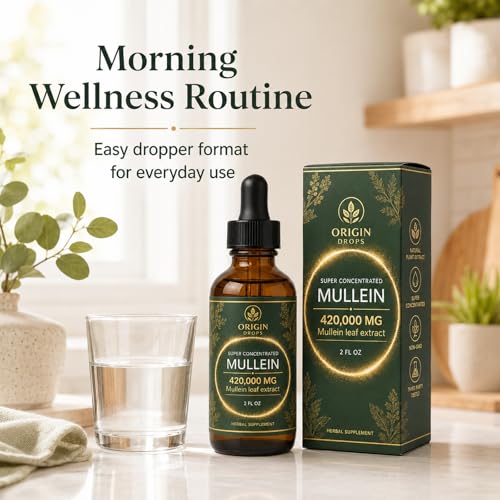 Super Concentrated Mullein Drops - 2 Fl oz by Origin Drops