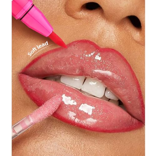 2-in-1 Lip Liner & Gloss Set - Matte Ombre with Plumping Shine