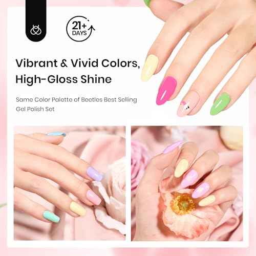 Beetles Dip Powder Nail Kit, 36 Colors Glitter Nude Pink Red Green Pastel Dipping Powder Starter Kit Quick Drying Nail Set for French Nails Art Manicure DIY Salon Gift for Women