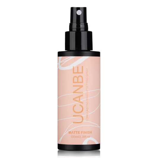 UCANBE Ultra Matte Makeup Setting Spray for Oily Skin, Long Lasting Finishing Spray for Face Make Up, Weightless Mattifying Setting Mist, 3.38 Fl.oz