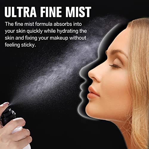 Dewy Makeup Setting Spray Shimmer Glow Finish Hydrating Illuminating Finishing Spray for face Lightweight Long Lasting Make Up Fixing Hydrate Skin for a Bright Look 3.15 Fl Oz