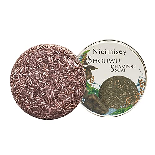 Nicimisey Box Shampoo Bar For Hair, Solid Shampoo Bar, Natural Darkening Shampoo Bar, Hair Soap,Helps Stop Hair Loss, Hair Regrowth, Hair Loss Treatment for Men & Women…