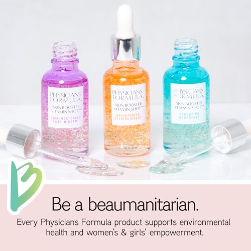 Physicians Formula Skin Booster Vitamin Shot, Brightening Serum with Vitamin C, Licorice & B3, Targets Dark Spots for Radiant Glow ? Brighten