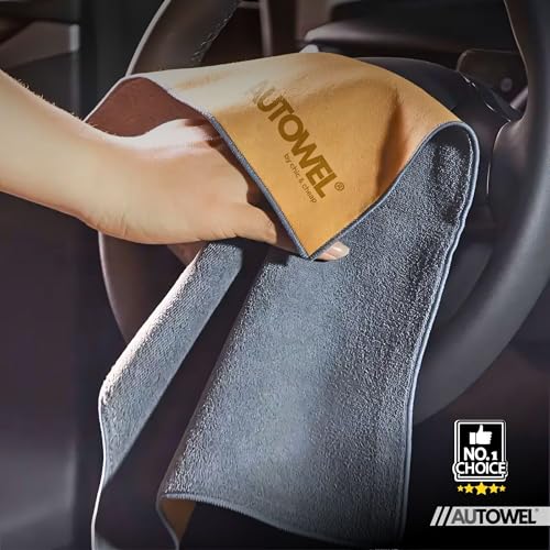 AUTOWEL Car Drying Towels 2-Pack – 500 GSM Microfiber