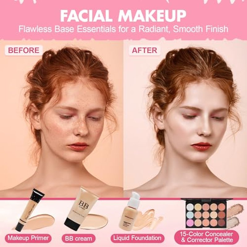 All-in-One Makeup Kit for Teens & Beginners - NXPPYY Gift Set