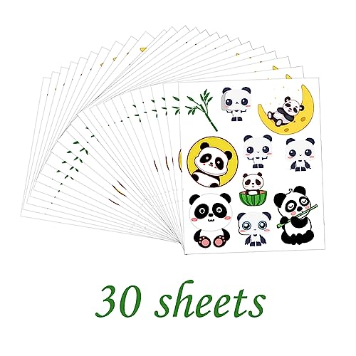 270 Panda Temporary Tattoos Party Favors Stickers