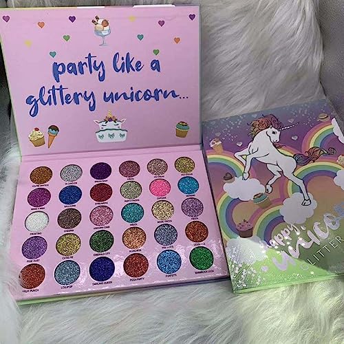 Long Lasting Glitter Eyeshadow Palette Makeup 30 Colors High Pigment Shining Shimmer Eye Pressed Powder Cosmetics Beauty Party