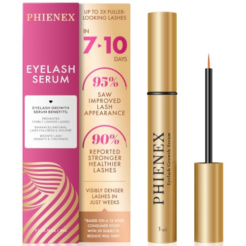 Phienex Lash Serum for Eyelash Growth – 7-Day Results