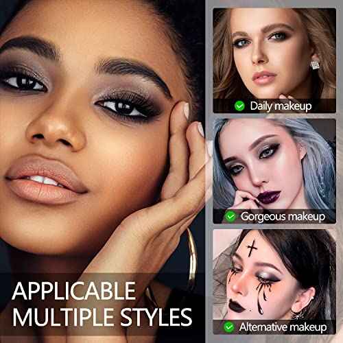 Black Grey Smokey Eyeshadow Palette Matte Black White Gray Silver Smoky Eye Shadow 9 Colors Eyeshadows Eye Makeup For Goth Look -9Black
