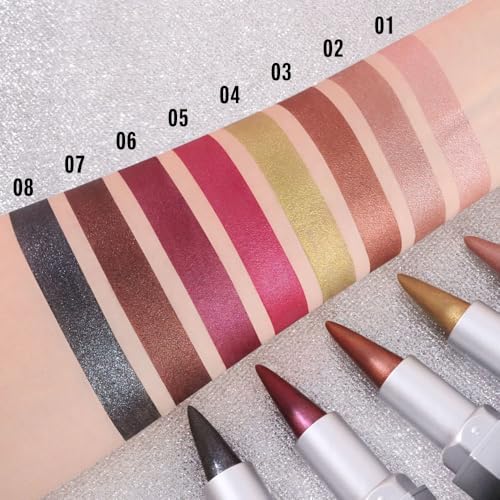 Metallic Shimmer Lipstick & Liner Combo | Full Coverage Hydrating