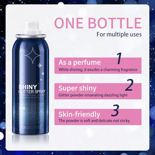 Body Glitter Spray - Quick Drying, Long Lasting (2.11 Fl Oz)