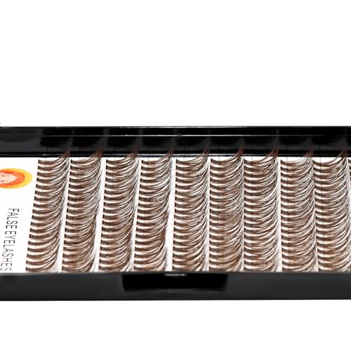 D Curl Cluster Lashes 12mm - 120 Pcs Dramatic Volume False Eyelashes
