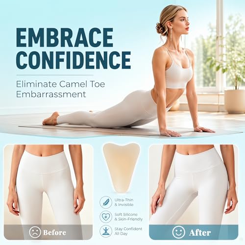 5-Pack Camel Toe Concealer Pads – Reusable Silicone Insert