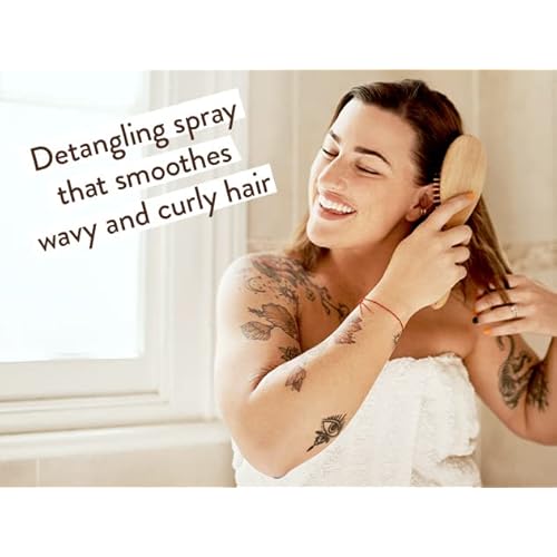 Babo Botanicals Smoothing Berry Conditioning Spray - Detangling & Nourishing - Eliminates Frizz & Prevents Static - Evening Primrose Oil - Non-Aerosol - For all ages - Light Berry Fragrance