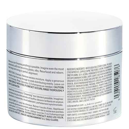 COLOR WOW Dreaming Advanced Repair and Resurfacing Treatment| Hair Mask for Anti-Frizz, Anti-Damage, Delivers Flawless Strands