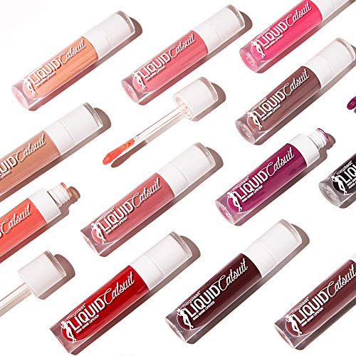 wet n wild Mega Last Catsuit High-Shine Liquid Lipstick Maroon Devil's Advocate (Pack of 2)