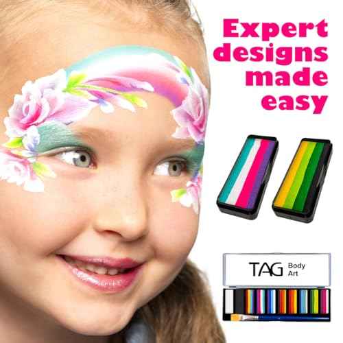 1 Stroke Palette 10 x 10g Face and Body Paint