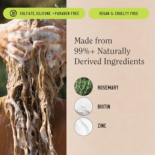 California Naturals Re:GRO Hair Growth Shampoo with Biotin - Vegan, Sulfate-Free, 16.5 oz