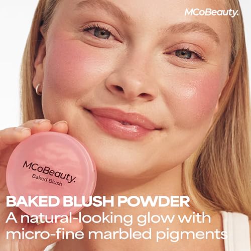 MCoBeauty Baked Blush & Highlighter - Rose Gold