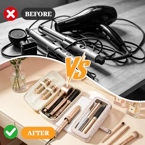 Hair Tools Travel Bag with Heat Resistant Mat – Shark FlexStyle Compatible
