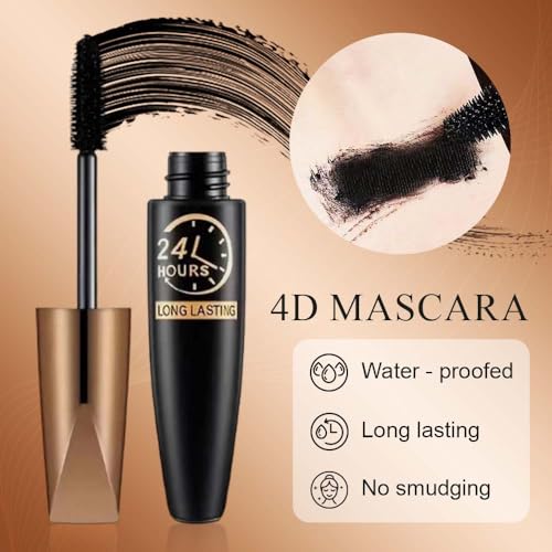 ROWPOZ Waterproof 4D Silk Fiber Mascara - Lengthening & Thickening