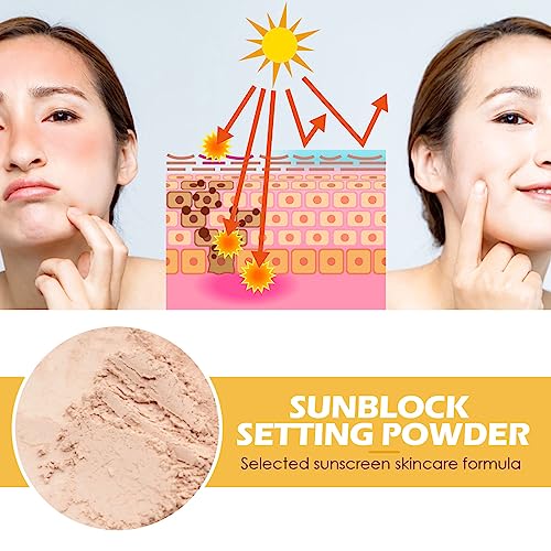 Dulele Sunscreen Setting Powder SPF 50 - Mineral Matte (2 Pack)