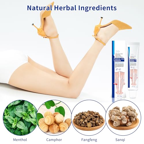 KONGDY Varicose Vein Relief Cream - 2 Count for Smooth Legs