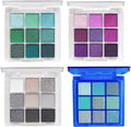 4-Pack Eyeshadow Palette Set - 36 Shades, Matte & Shimmer