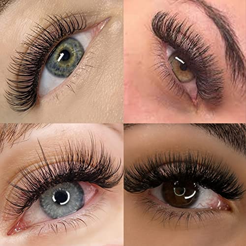 Classic Lash Extensions, 0.20D-Mix8-15mm Eyelash Extension Matte Black Individual Eyelashes Single Lash Extensions