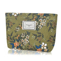 KeYaMee Large Cosmetic Bag for Travel, Corduroy Makeup Organizer