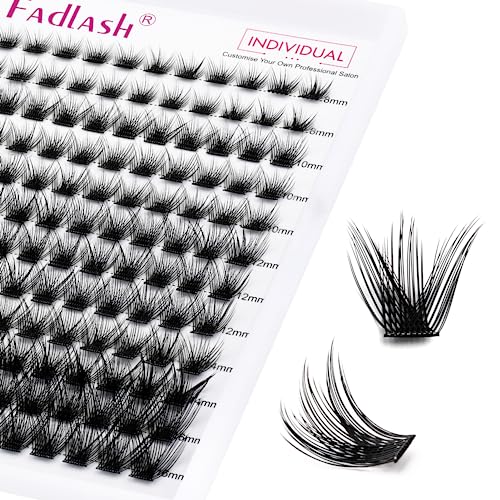 FADLASH Lash Clusters DIY Eyelash Extensions 144 Pack