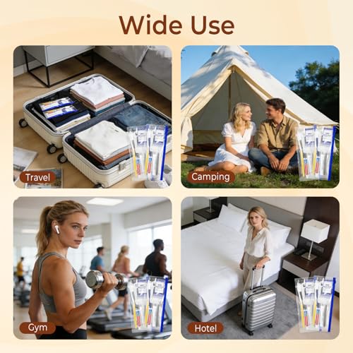 10 Sets Personal Hygiene Kit Bulk Travel Toiletries