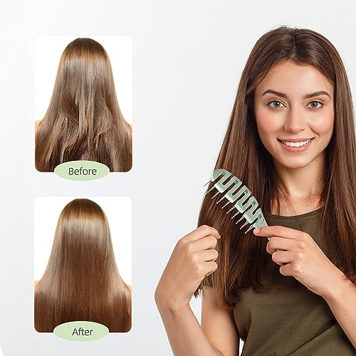 Detangler Hairbrush for Wet & Dry Hair | Gentle Bristles