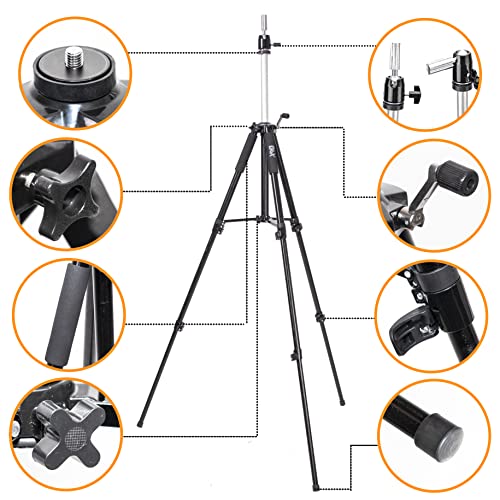 63" Heavy Duty Wig Stand Tripod with Travel Bag