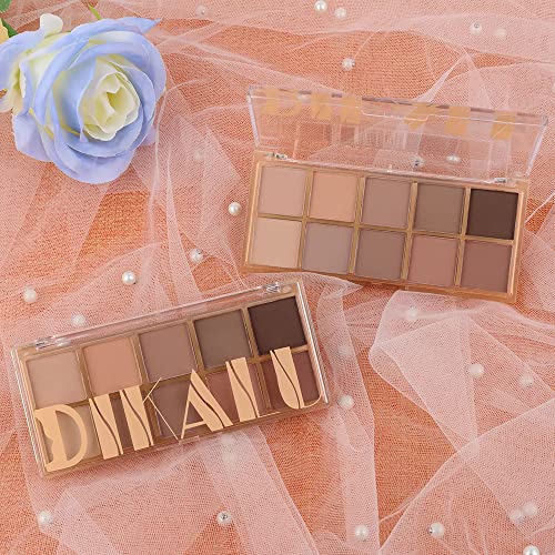 CAKAILA 10-Color Nude Eyeshadow Palette - Matte & Shimmer
