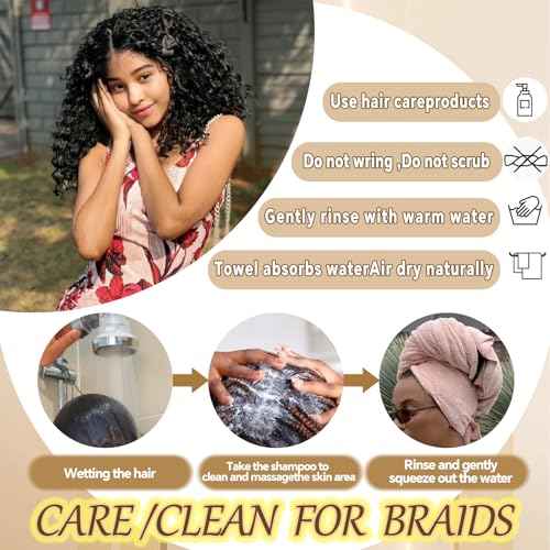 Human Braiding Hair for Boho Braids 3 Bundles 120g 20Inch Deep Wave Human Hair Braiding Hair 12A Brazilian Virgin No Weft Hair Extensions for Bohemian Knotless Braids Bulk Human Hair for Braiding