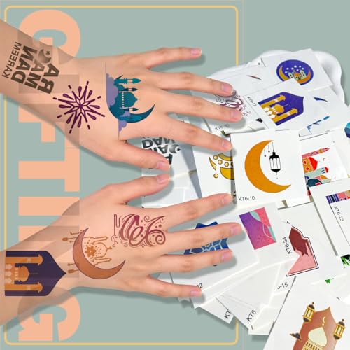 70pcs Waterproof Temporary Tattoos for Kids - 3-5 Days
