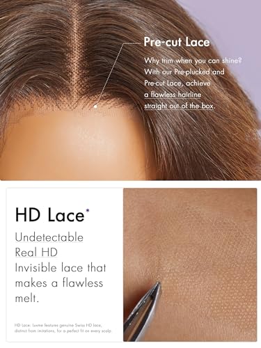 Brown Ombre Bob Wig 10" Glueless HD Lace Human Hair
